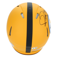 Jerome Bettis Autographed "The Bus" Pittsburgh Steelers Yellow 2025 Alternate Authentic Speed Helmet Beckett