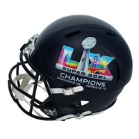 Jaxon Smith-Njigba Autographed Seattle Seahakws Super Bowl LX Champions Logo Speed Full Size Replica Helmet Fanatics