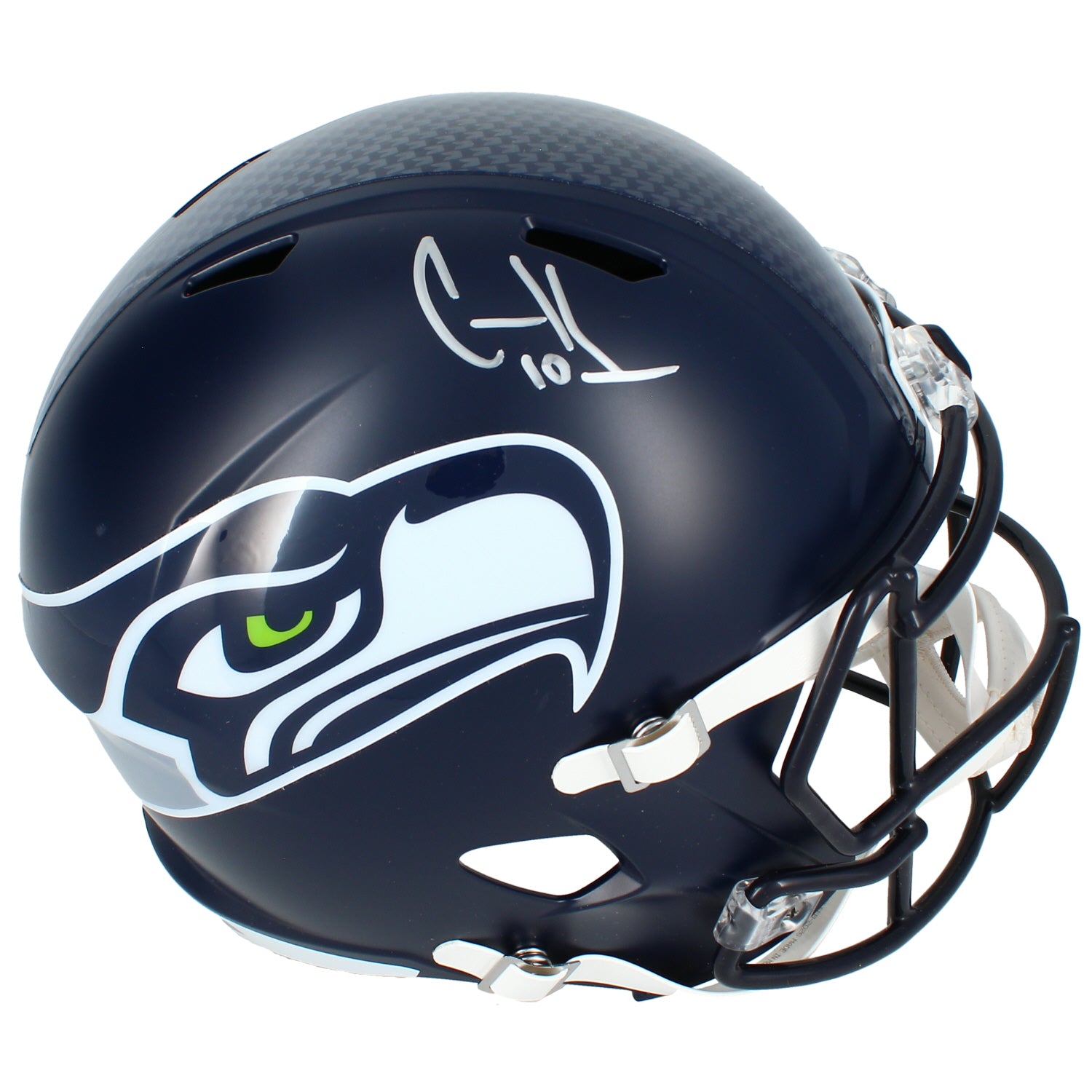 Cooper Kupp Autographed Seattle Seahawks Super Bowl LX Champions Logo Speed Full Size Helmet Fanatics