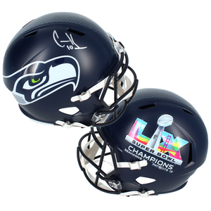 Cooper Kupp Autographed Seattle Seahawks Super Bowl LX Champions Logo Speed Full Size Helmet Fanatics