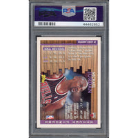 MICHAEL JORDAN Bulls 1996 TOPPS Seasons Finest #18 Card PSA Ex Mint 6