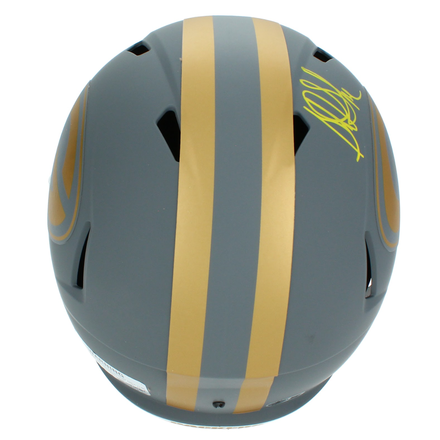 Sterling Sharpe Autographed Green Bay Packers Full Size Slate Helmet Beckett