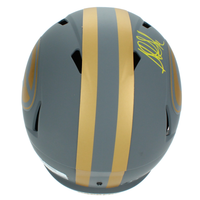 Sterling Sharpe Autographed Green Bay Packers Full Size Slate Helmet Beckett