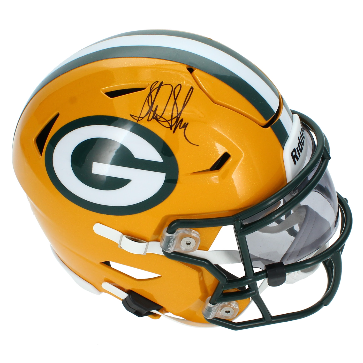 Sterling Sharpe Autographed Green Bay Packers Speedflex MIDI Helmet Beckett