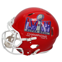 Patrick Mahomes Autographed Kansas City Chiefs Super Bowl Logo Authentic Speed Helmet Fanatics