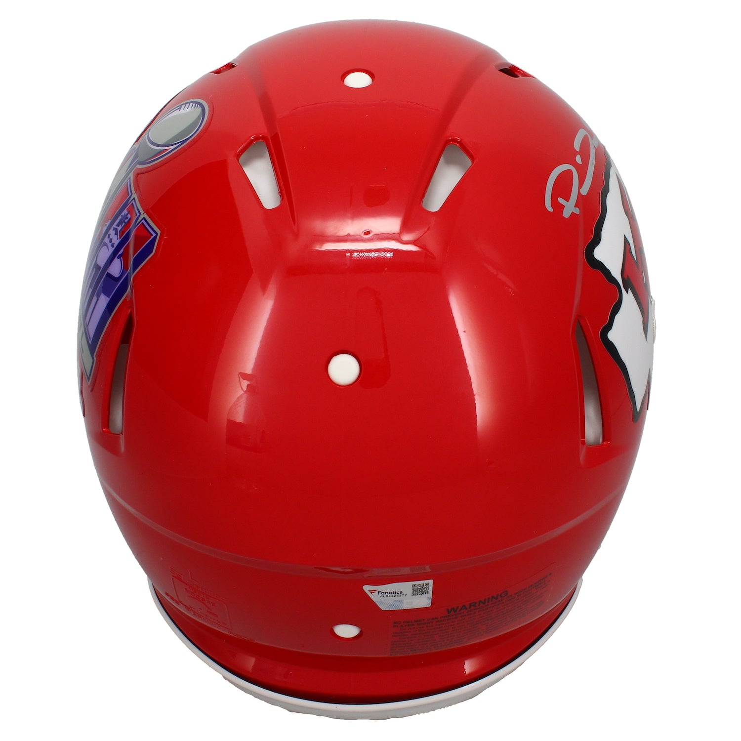 Patrick Mahomes Autographed Kansas City Chiefs Super Bowl Logo Authentic Speed Helmet Fanatics