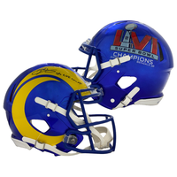 ODELL BECKHAM Jr. Autographed "SB LVI Champs" Rams Authentic Helmet FANATICS