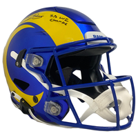 ODELL BECKHAM Jr Autographed "SB LVI Champs" Rams Speed Flex Helmet FANATICS
