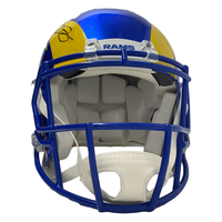 ODELL BECKHAM Jr. Autographed L.A. Rams Speed Authentic Helmet FANATICS