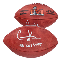 COOPER KUPP Autographed "SB LVI MVP" Rams Super Bowl Football FANATICS