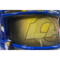 MATTHEW STAFFORD Autographed "SB LVI Champs" Authentic Rams Helmet FANATICS