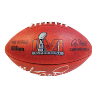 MATTHEW STAFFORD Autographed "SB LVI Champs" Super Bowl LVI Football FANATICS