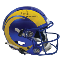 COOPER KUPP Autographed "SB LVI MVP" Rams Speed Flex Helmet FANATICS
