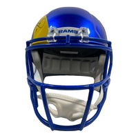 MATTHEW STAFFORD Autographed Rams Super Bowl Logo Full Size Helmet FANATICS