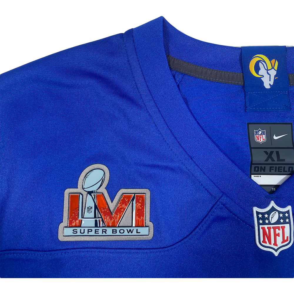 MATTHEW STAFFORD Los Angeles Rams Super Bowl LVI Champions Autographed Nike Game Jersey with "SB LVI Champs" Inscription FANATICS