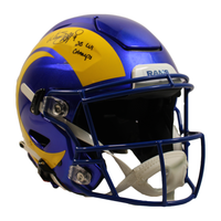 Matthew Stafford Autographed "SB LVI Champs" Rams Speed Flex Helmet Fanatics