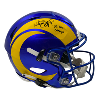 Matthew Stafford Autographed "SB LVI Champs" Rams Speed Flex Helmet Fanatics
