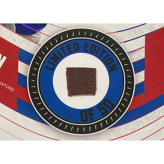 Josh Allen Buffalo Bills Framed 15" x 17" Game-Used Football Collage LE 50