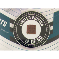 JALEN HURTS Eagles Framed 15" x 17" Game-Used Football Collage LE 50