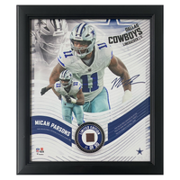 Micah Parsons Cowboys Framed 15" x 17" Game Used Football Collage LE 11/50