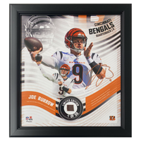Joe Burrow Bengals Framed 15" x 17" Game Used Football Collage LE 9/50