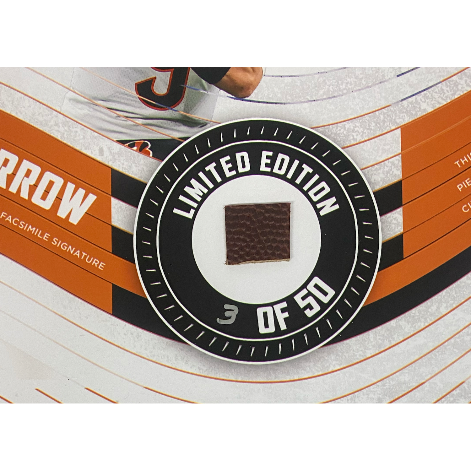 Joe Burrow Bengals Framed 15" x 17" Game Used Football Collage LE 50