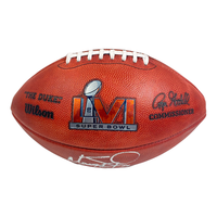 MATTHEW STAFFORD / COOPER KUPP Autographed Rams Super Bowl LVI Football FANATICS