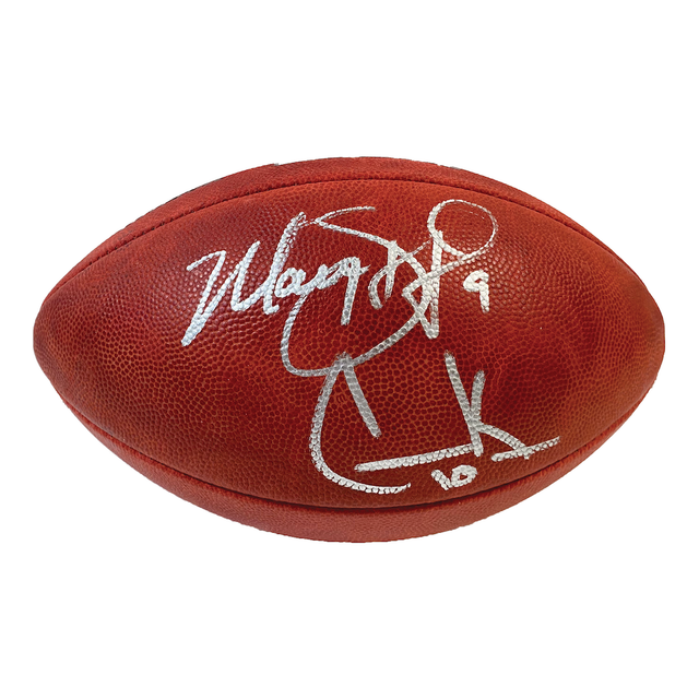 MATTHEW STAFFORD / COOPER KUPP Autographed Rams Official Duke Football FANATICS