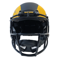 Cooper Kupp Autographed Los Angeles Rams Black and Yellow Eclipse Speed Authentic Helmet Fanatics
