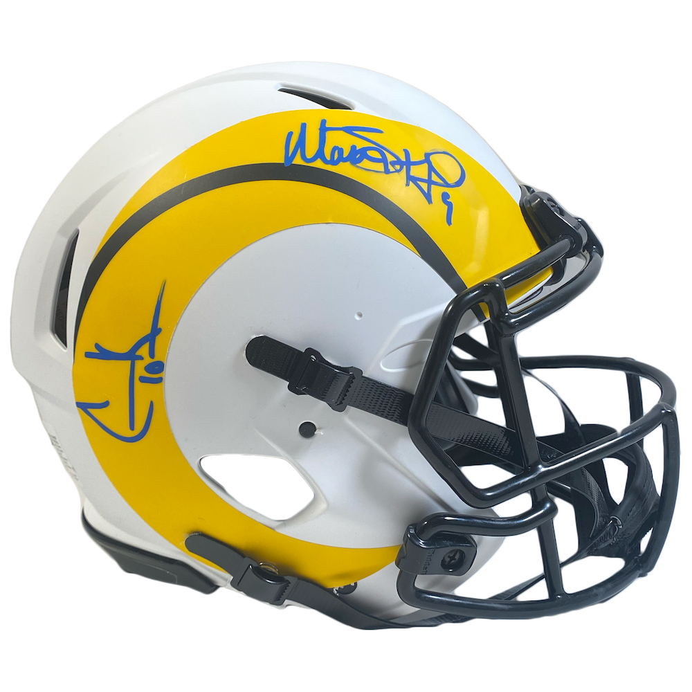 Matthew Stafford / Cooper Kupp Signed Lunar Eclipse Authentic Helmet Fanatics