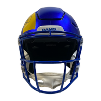 Matthew Stafford / Cooper Kupp Autographed Rams Speed Flex Helmet FANATICS