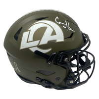 COOPER KUPP Autographed Rams STS Authentic Speed Flex Helmet FANATICS