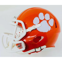 TREVOR LAWRENCE Autographed Clemson Tigers Riddell Speed Mini Helmet FANATICS