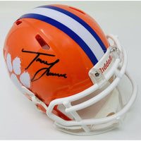 TREVOR LAWRENCE Autographed Clemson Tigers Riddell Speed Mini Helmet FANATICS