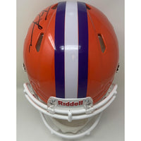 TREVOR LAWRENCE Autographed Clemson Tigers Authentic Speed Helmet FANATICS