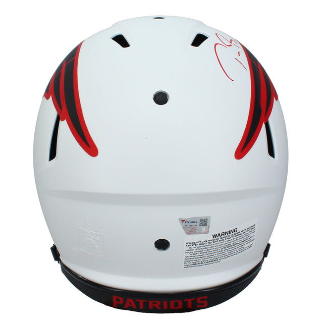 TOM BRADY Autographed Patriots Authentic Lunar Eclipse Speed Helmet FANATICS