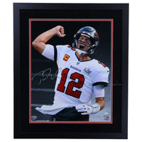Tom Brady Autographed Bucs SB LV "Scream" Framed 16" x 20" Photograph Fanatics