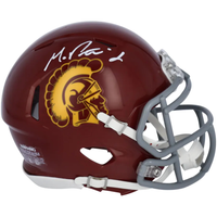 MICHAEL PITTMAN JR. Autographed USC Trojans Mini Speed Helmet FANATICS