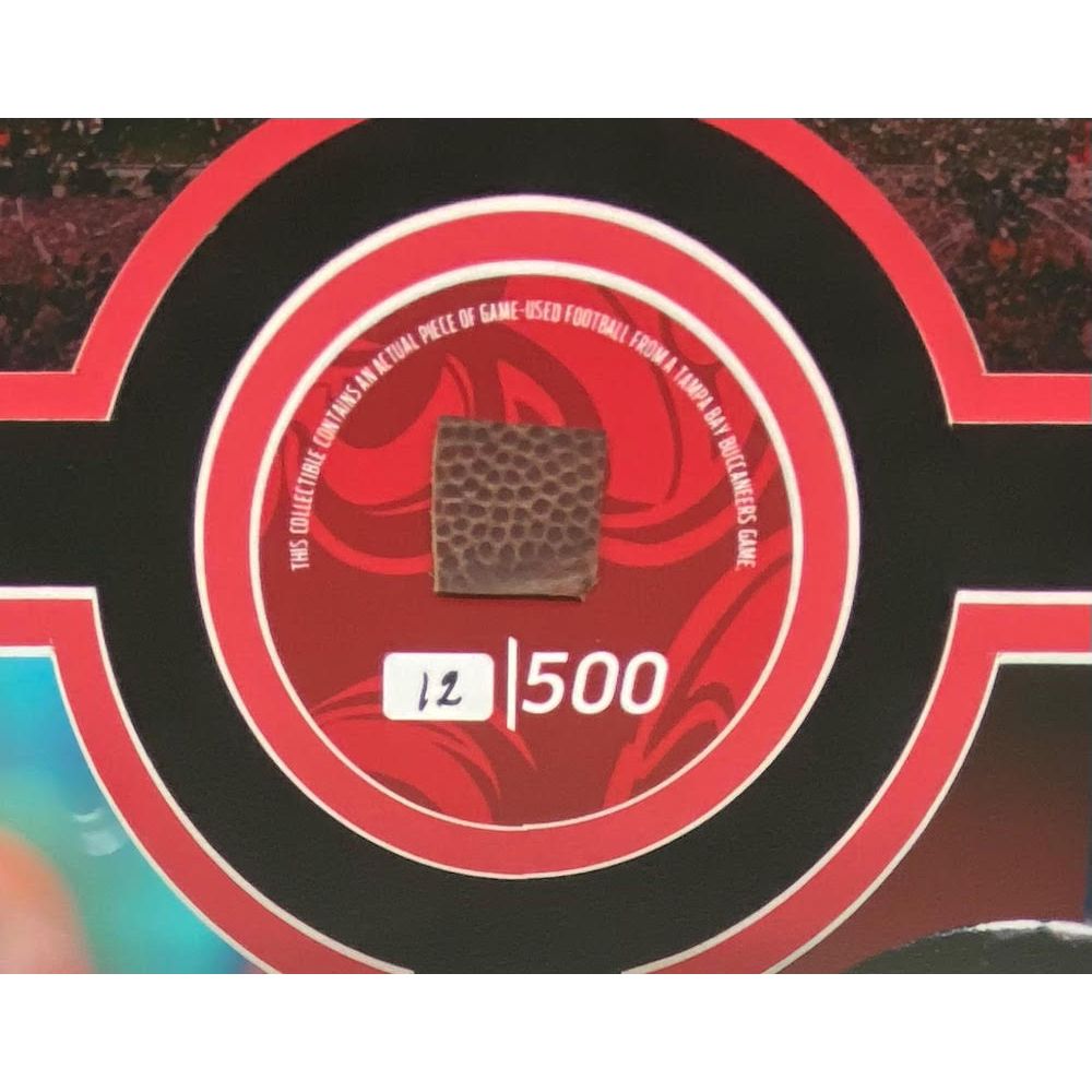 TAMPA BAY BUCCANEERS Super Bowl LV Champs 20 x 24 GU Football Collage LE 12/500