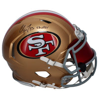 Christian McCaffrey Autographed 23 OPOY 49ers Authentic Helmet w/ Visor Fanatics