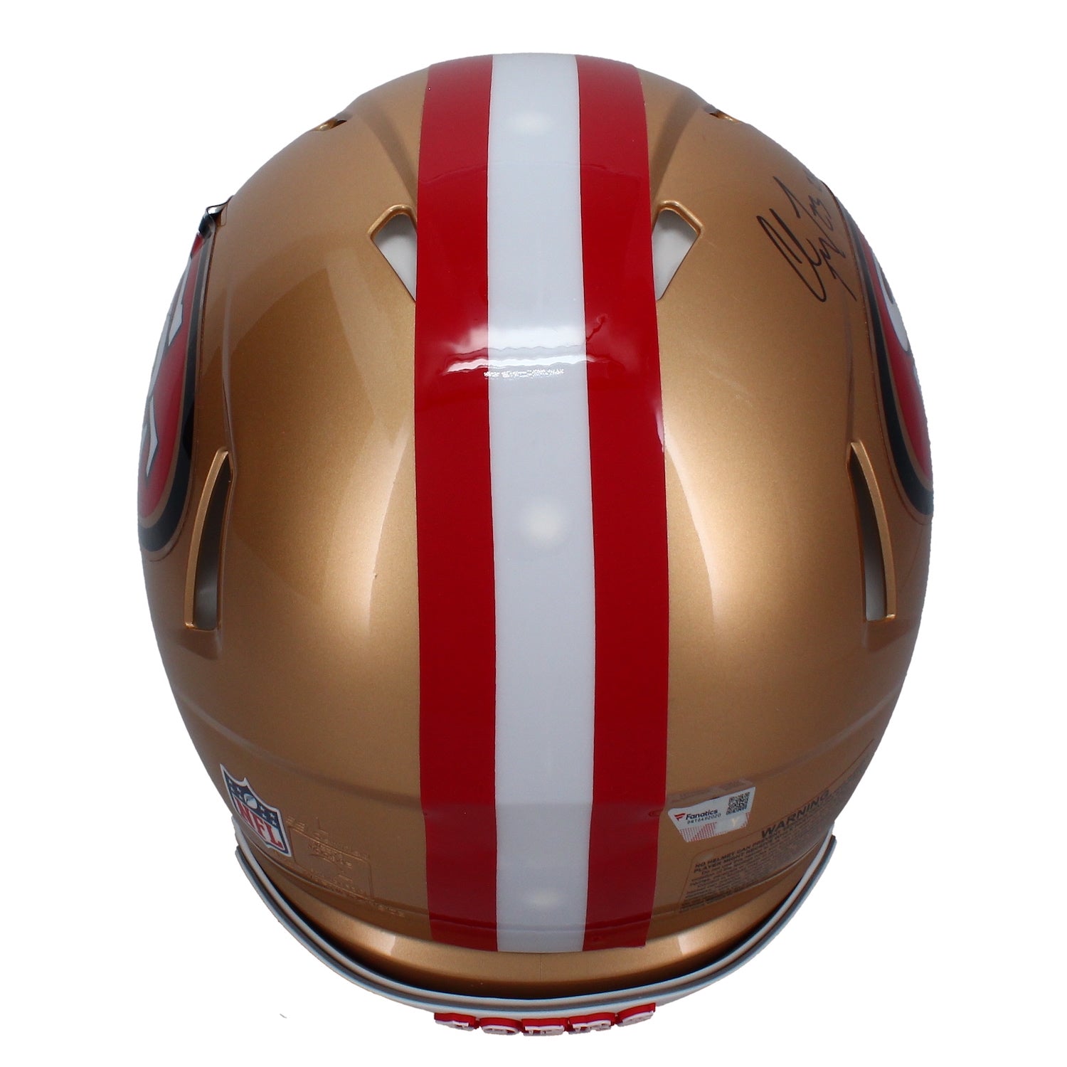 Christian McCaffrey Autographed 23 OPOY 49ers Authentic Helmet w/ Visor Fanatics