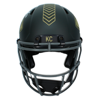 Jared Allen Autographed Kansas Cty Chiefs '2025 Salute to Service' Authentic Speed Helmet Beckett