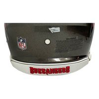 TOM BRADY Autographed Buccaneers HOF Visor Authentic Speed Helmet FANATICS