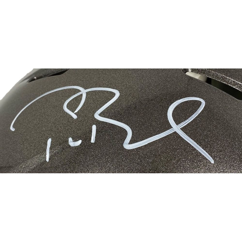 TOM BRADY Autographed Buccaneers HOF Visor Authentic Speed Helmet FANATICS