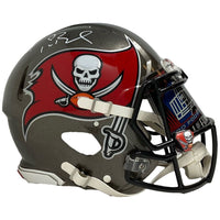 TOM BRADY Autographed Buccaneers HOF Visor Authentic Speed Helmet FANATICS