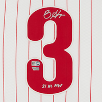 BRYCE HARPER Autographed and inscribed "21 NL MVP" Philadelphia Phillies Authentic Jersey FANATICS