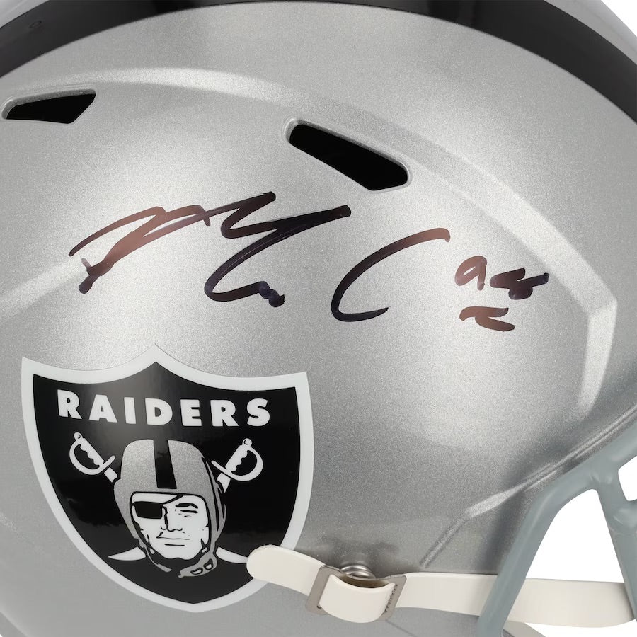 Maxx Crosby Autographed Oakland Raiders Full Size Speed Helmet Fanatics