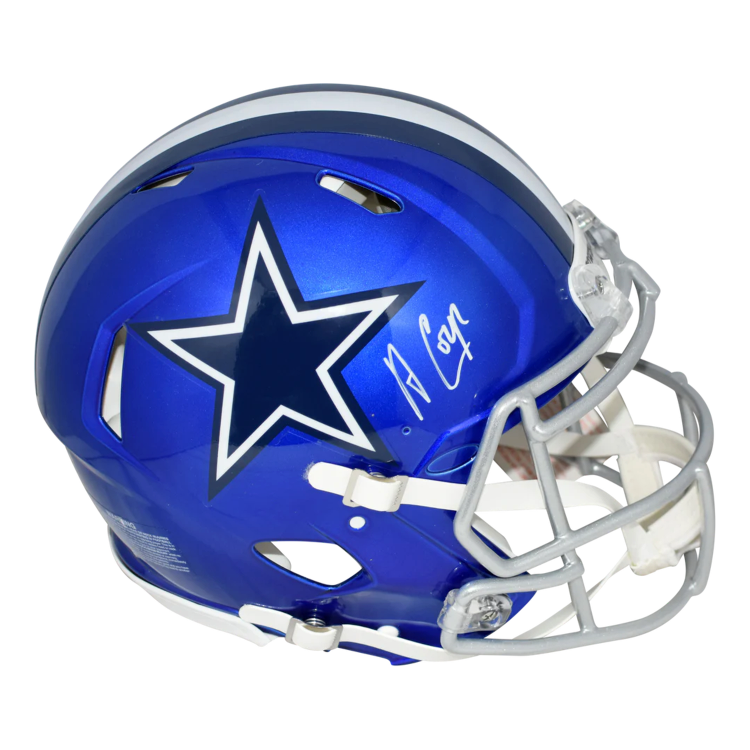 Amari Cooper Autographed Dallas Cowboys Speed Flash Authentic Helmet Beckett