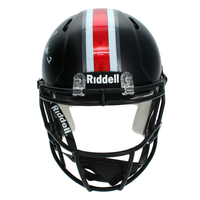 Quinshon Judkins Autographed Ohio State Buckeyes Black Alternate Speed Authentic Helmet Beckett