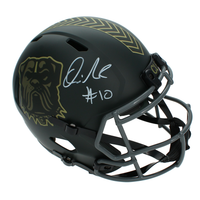 Quinshon Judkins Autographed Cleveland Browns 2025 Salute to Service Speed Full Size Helmet Beckett